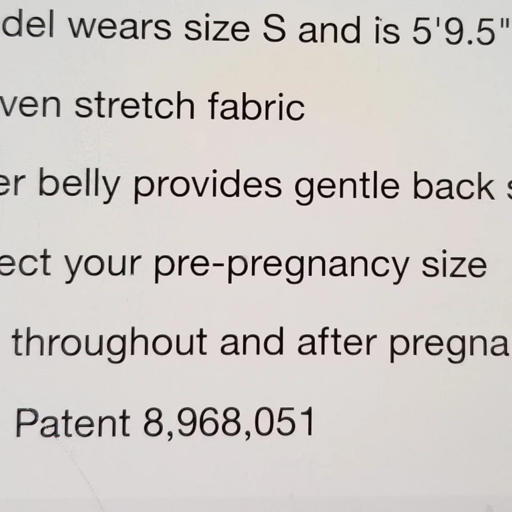 NwT  Patented Over belly stretch woven maternity jogger pants size med - Picture 10 of 12